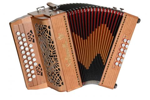 Gaïa Diatonic accordion with stepped keyboard