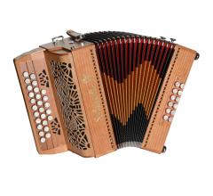 Gaïa Diatonic accordion with stepped keyboard